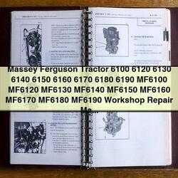 Massey Ferguson 6100 Series Tractor Service Repair Workshop Manual PDF
