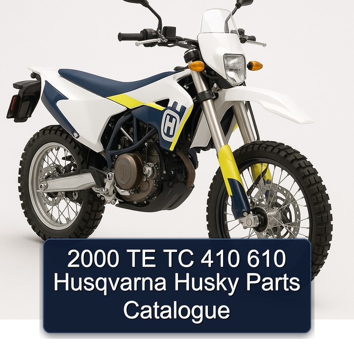 2000 Husqvarna TC Models TE 410 610 Husky Parts Catalog PDF