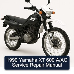 1990 Yamaha XT Models 600 /ac Service Repair Workshop Manual PDF