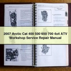 2007 Arctic Cat 400 500 650 700 4x4 ATV Service Repair Workshop Manual PDF