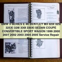 1999-2005 BMW 3 Series E46 M3 323I 325I 325XI 328I 330I 330XI Sedan Coupe Convertible Sport Wagon Service Repair Workshop Manual PDF