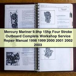 1998-2003 Mercury Mariner 9.9hp 15HP Four Stroke Outboard Service Repair Workshop Manual PDF