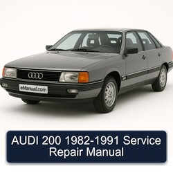 1982-1991 Audi 200 Service Repair Workshop Manual PDF