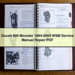 1994-2004 Ducati 900 Monster - WSM Service Repair Workshop Manual PDF