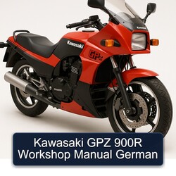 Kawasaki GPZ Series 900R German Service Repair Workshop Manual PDF