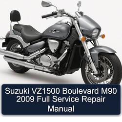 2009 Derbi Boulevard Suzuki VZ1500 M90 Service Repair Workshop Manual PDF