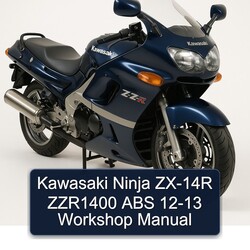 Kawasaki 12-13 Ninja ZX-14R ZZR1400 ABS Service Repair Workshop Manual PDF