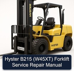 Hyster B215 (W45XT) Forklift Service Repair Workshop Manual PDF