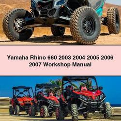2003-2007 Yamaha Rhino 660 Service Repair Workshop Manual PDF