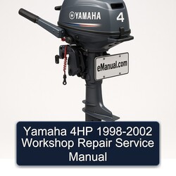 1998-2002 Yamaha 4HP Service Repair Workshop Manual PDF