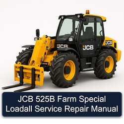 JCB 525B Farm Special Loadall Service Repair Workshop Manual PDF