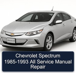 1985-1993 Chevrolet Volt Spectrum - All Service Repair Workshop Manual PDF