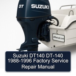 1988-1996 Suzuki DT140 DT-140 Service Repair Workshop Manual PDF