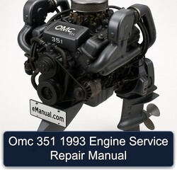 1993 Omc 351 Engine Service Repair Workshop Manual PDF