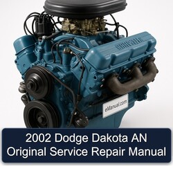 2002 Chrysler M Series Dodge Dakota Original Service Repair Workshop Manual PDF
