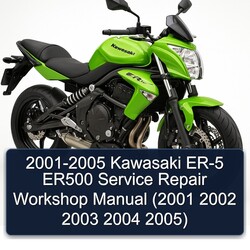 2001-2005 Kawasaki ER Models ER-5 ER500 Service Repair Workshop Manual PDF