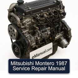 1987 Mitsubishi I Miev Montero Service Repair Workshop Manual PDF