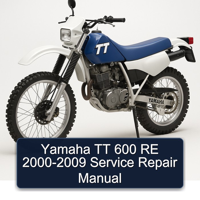 2000-2009 Yamaha TT Models 600 RE Service Repair Workshop Manual PDF