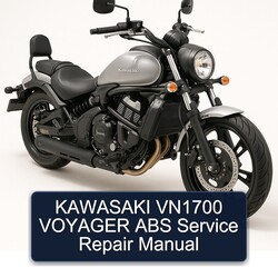 Kawasaki VN1700 Voyager ABS Service Repair Workshop Manual PDF