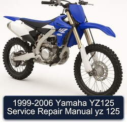 1999-2006 Yamaha YZ Models YZ125 125 Service Repair Workshop Manual PDF
