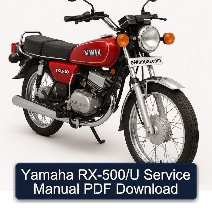Yamaha RX Models Rx-500/u Service Repair Workshop Manual PDF