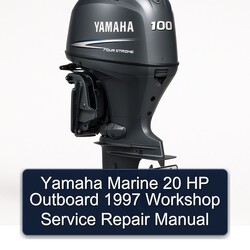 1997 Yamaha Marine 20 HP Outboard Service Repair Workshop Manual PDF
