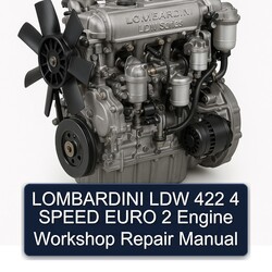 Lombardini LDW Series 422 4 Speed Euro 2 Engine Service Repair Workshop Manual PDF
