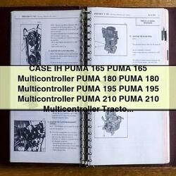 Case IH Puma 165, 180, 195, 210 Multicontroller Tractor Service Repair Workshop Manual PDF