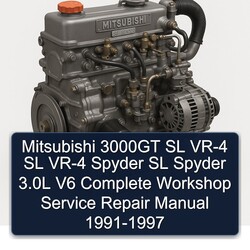 1991-1997 Mitsubishi SL Series 3000GT VR-4 Spyder 3.0l V6 Service Repair Workshop Manual PDF
