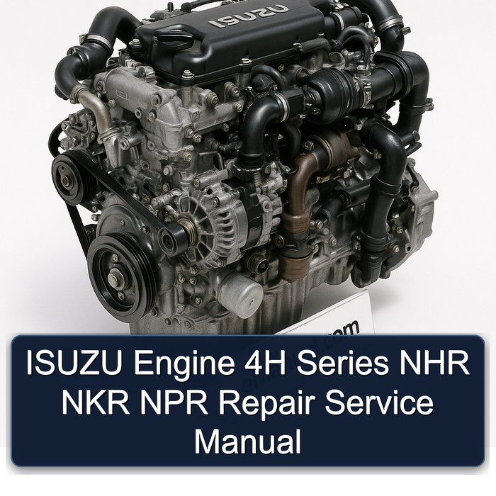 Isuzu N Series Engine 4H NHR NKR NPR Service Repair Workshop Manual PDF