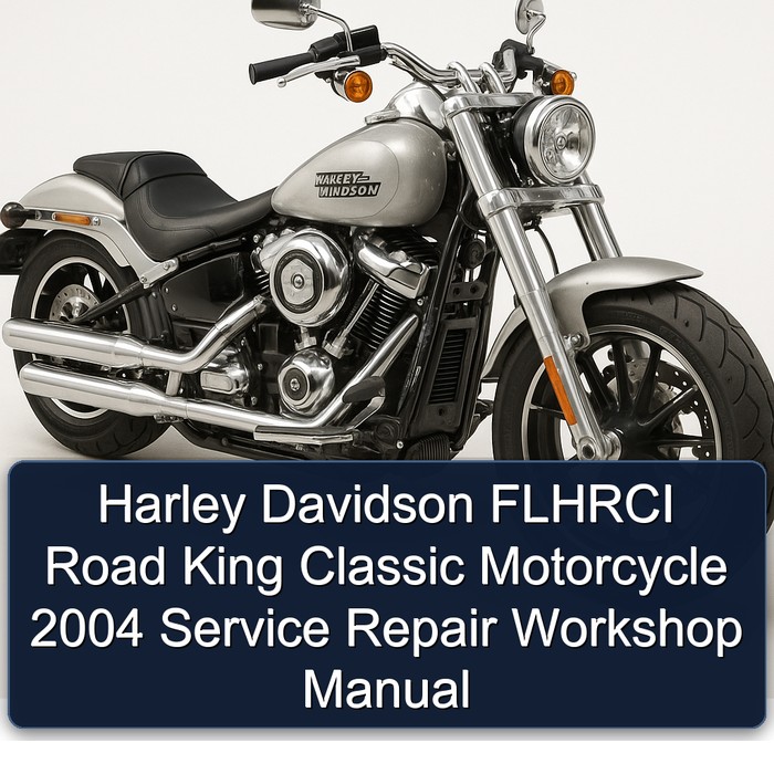 2004 Harley Davidson Road King Flhrci Classic Motorcycle Service Repair Workshop Manual PDF