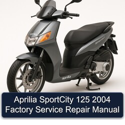 2004 Aprilia Sportcity 125 Service Repair Workshop Manual PDF