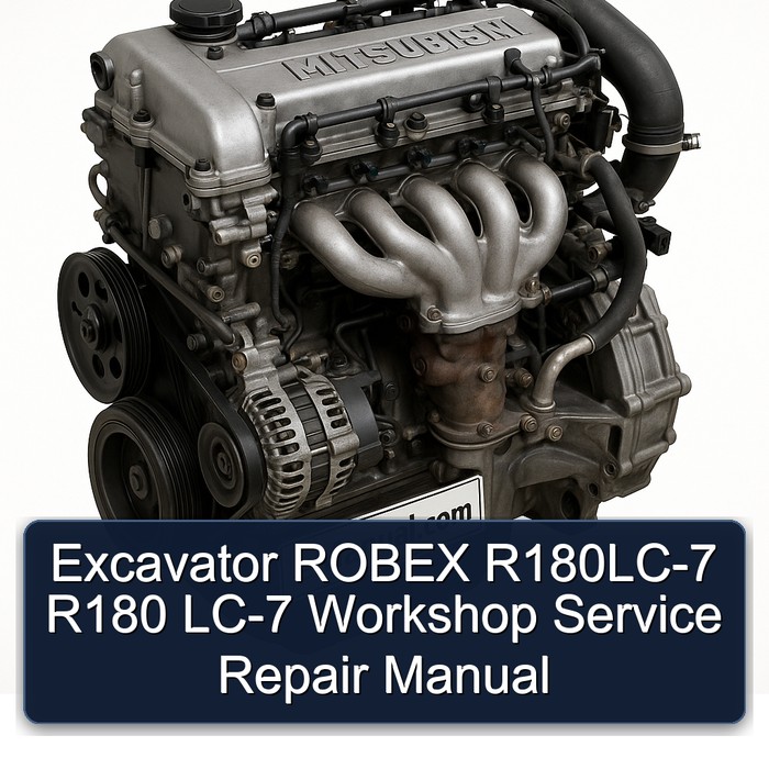 Excavator Robex R180lc-7 R180 LC-7 Service Repair Workshop Manual PDF