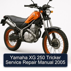 2005 Yamaha XG 250 Tricker Service Repair Workshop Manual PDF