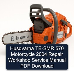 2004 Husqvarna SMR Models TE-SMR 570 Motorcycle Service Repair Workshop Manual PDF