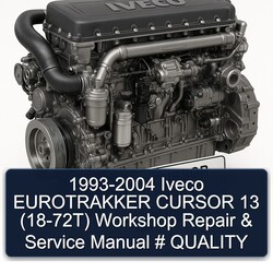1993-2004 Iveco Eurotrakker Cursor 13 (18-72T) Service Repair Workshop Manual PDF