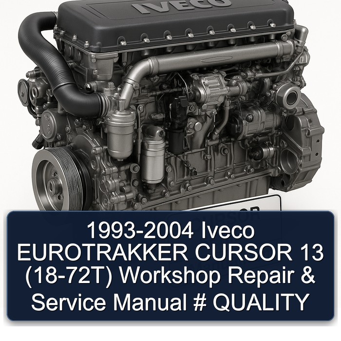 1993-2004 Iveco Eurotrakker Cursor 13 (18-72T) Service Repair Workshop Manual PDF