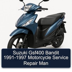 1991-1997 Suzuki GSF400 Bandit - Motorcycle MAN Service Repair Workshop Manual PDF