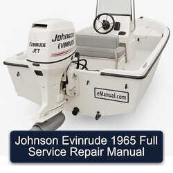 1965 Johnson Evinrude Service Repair Workshop Manual PDF