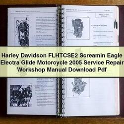 2005 Harley Davidson Flhtcse2 Screamin Eagle Electra Glide Motorcycle Service Repair Workshop Manual PDF