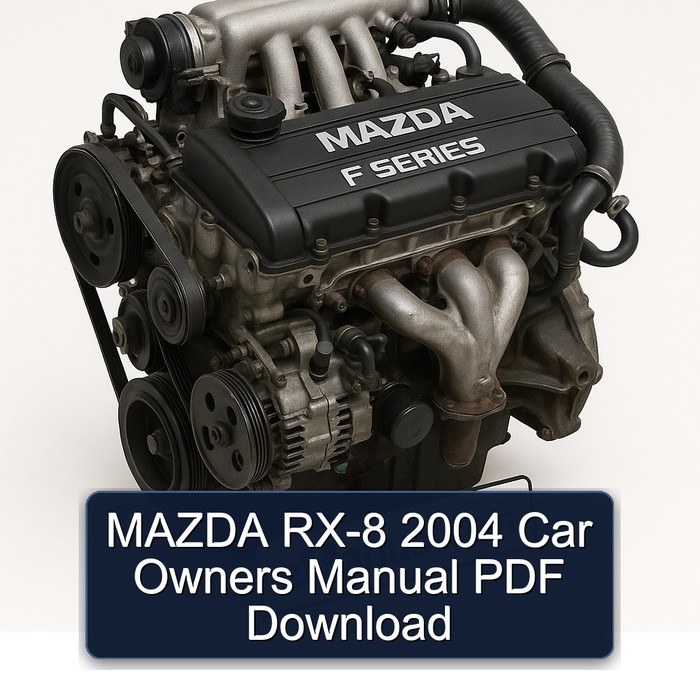 2004 Mazda 121 RX-8 Car Owners Owner's Manual PDF