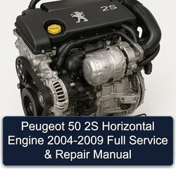 2004-2009 Peugeot 50 2S Horizontal Engine Service Repair Workshop Manual PDF