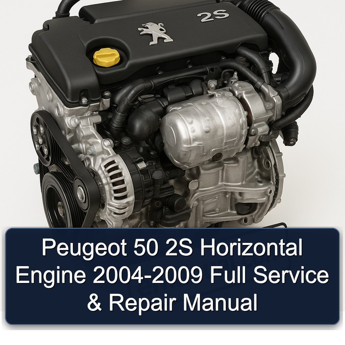 2004-2009 Peugeot 50 2S Horizontal Engine Service Repair Workshop Manual PDF