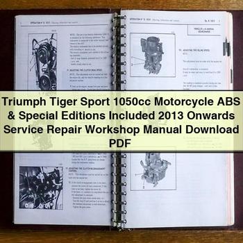 2013 Triumph Tiger Models Sport 1050CC Motorcycle ABS Special Editions Included Onwards Service Repair Workshop Manual PDF