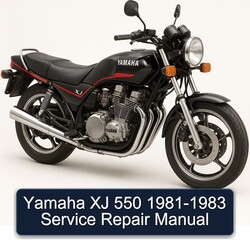 1981-1983 Yamaha XJ Models 550 Service Repair Workshop Manual PDF