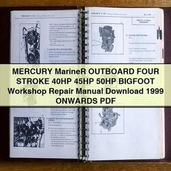 1999 Mercury Mariner Outboard Four Stroke 40HP 45HP 50HP Bigfoot Onwards Service Repair Workshop Manual PDF