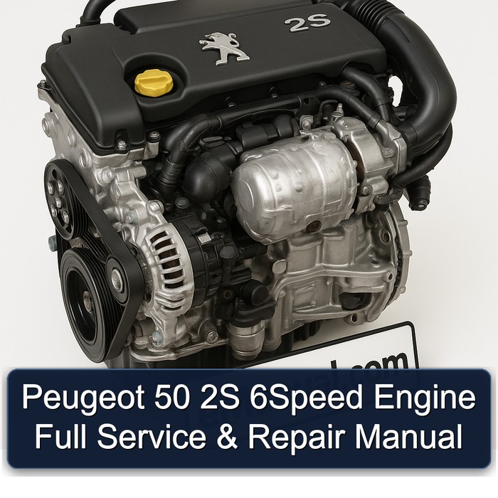 Peugeot 50 2S 6SPEED Engine Service Repair Workshop Manual PDF
