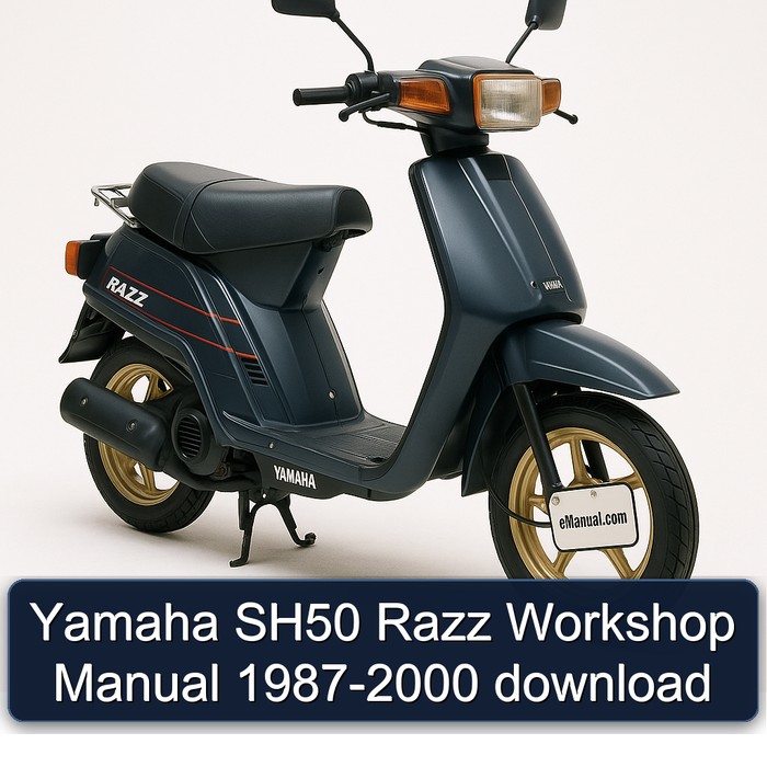 1987-2000 Yamaha Razz SH50 Service Repair Workshop Manual PDF