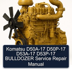 Komatsu D50A-17 D50P-17 D53A-17 D53P-17 Bulldozer Service Repair Workshop Manual PDF