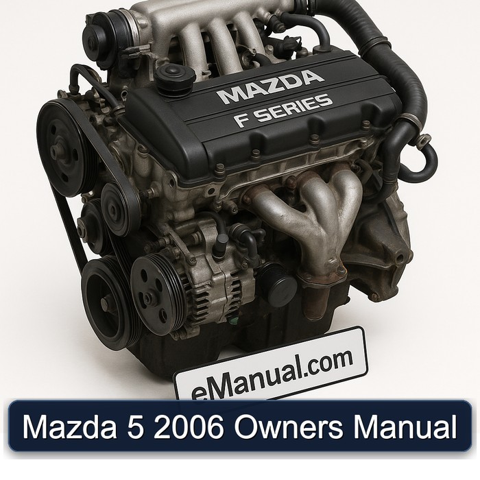 2006 Mazda 5 Owners Owner's Manual PDF